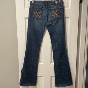 Rock & Republic Mid-Rise Flare Jeans - Size 28